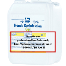 Dr. Becher Hände Desinfektion 5 l Gel